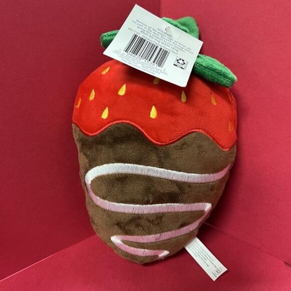 Plush Chocolate Covered Strawberry W-5 - Picture 2 of 2